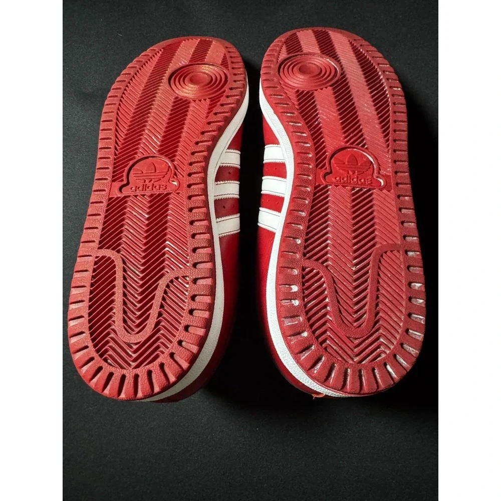 adidas Originals Top Ten Low FY2893 Red White Leather Sneakers Men's Size 12